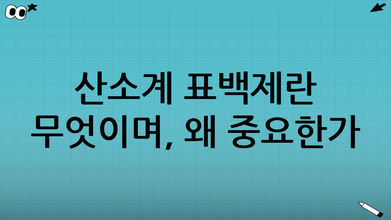 산소계 표백제란 무엇이며, 왜 중요한가?