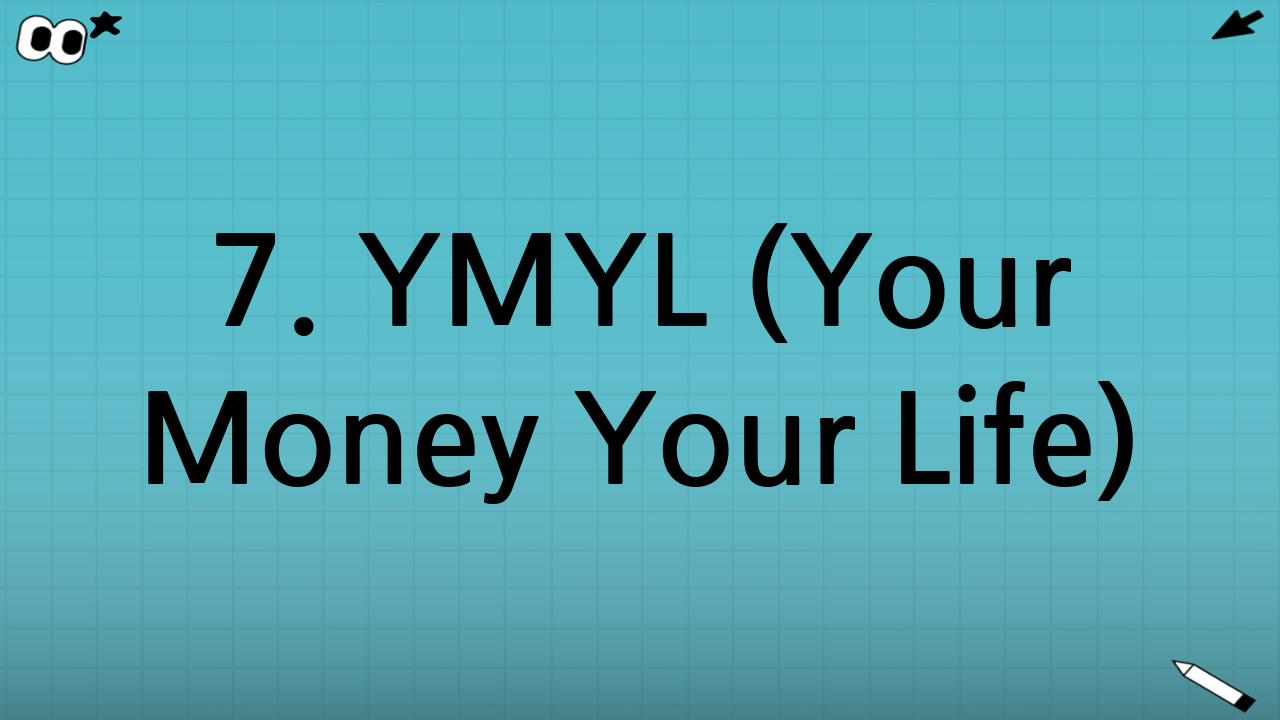 7. YMYL (Your Money Your Life) 면책 조항 및 중요 고지